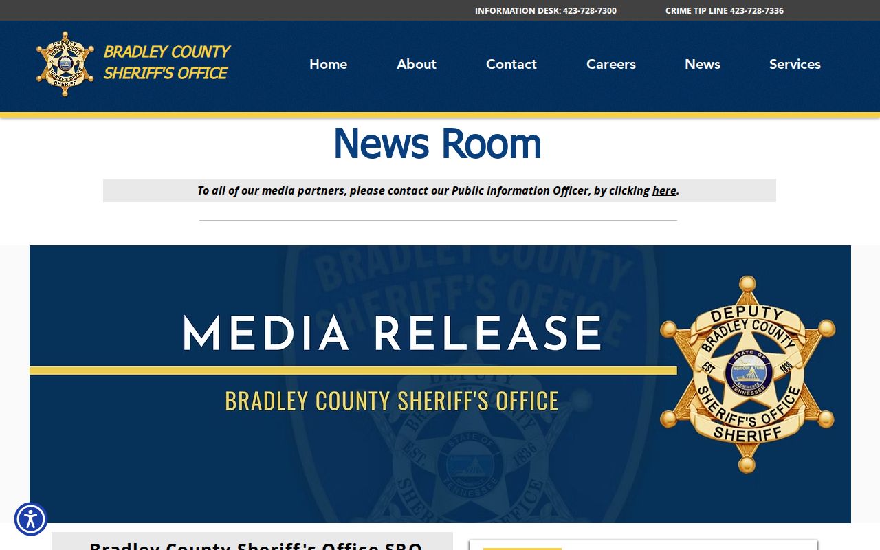 Bradley County arrest news records route at the Sheriff&rsquo;s Office News Room